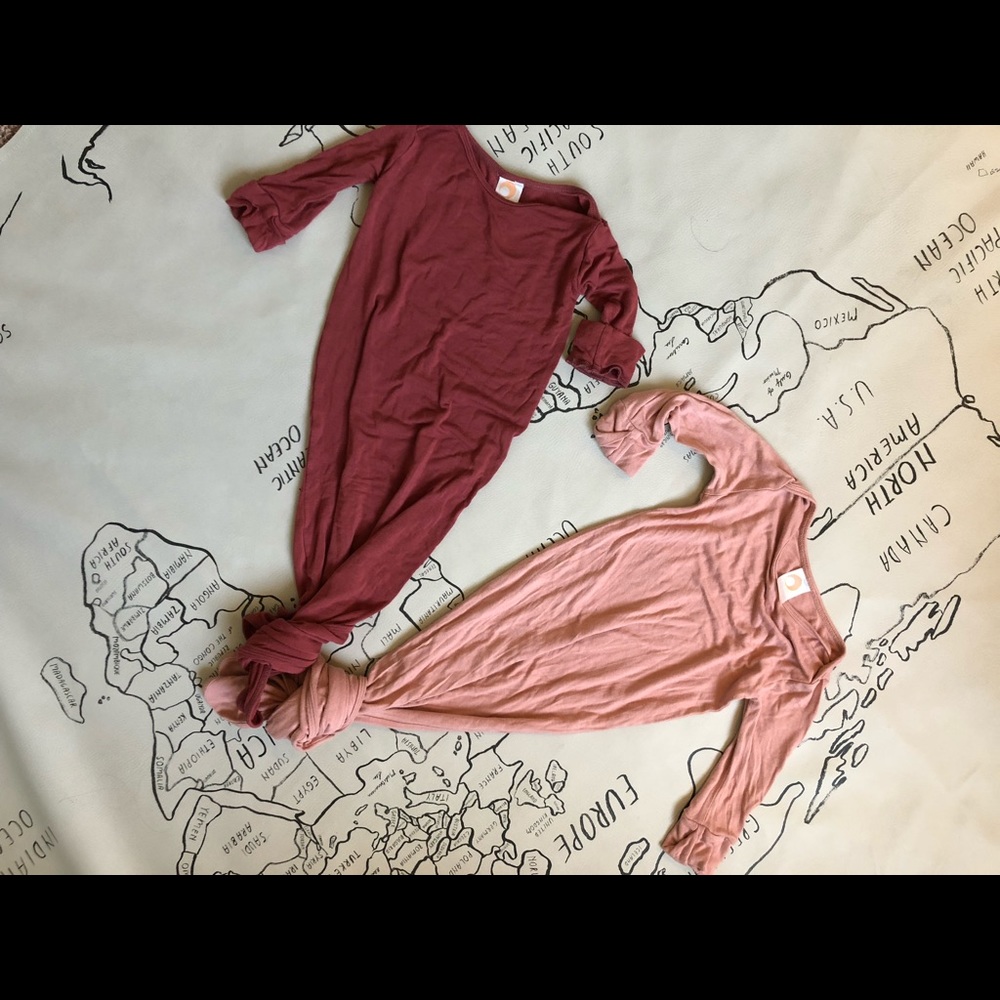Baby knot gowns
